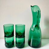 Lot de 5 Holmegaard vintage conçus par Jacob E Ban
