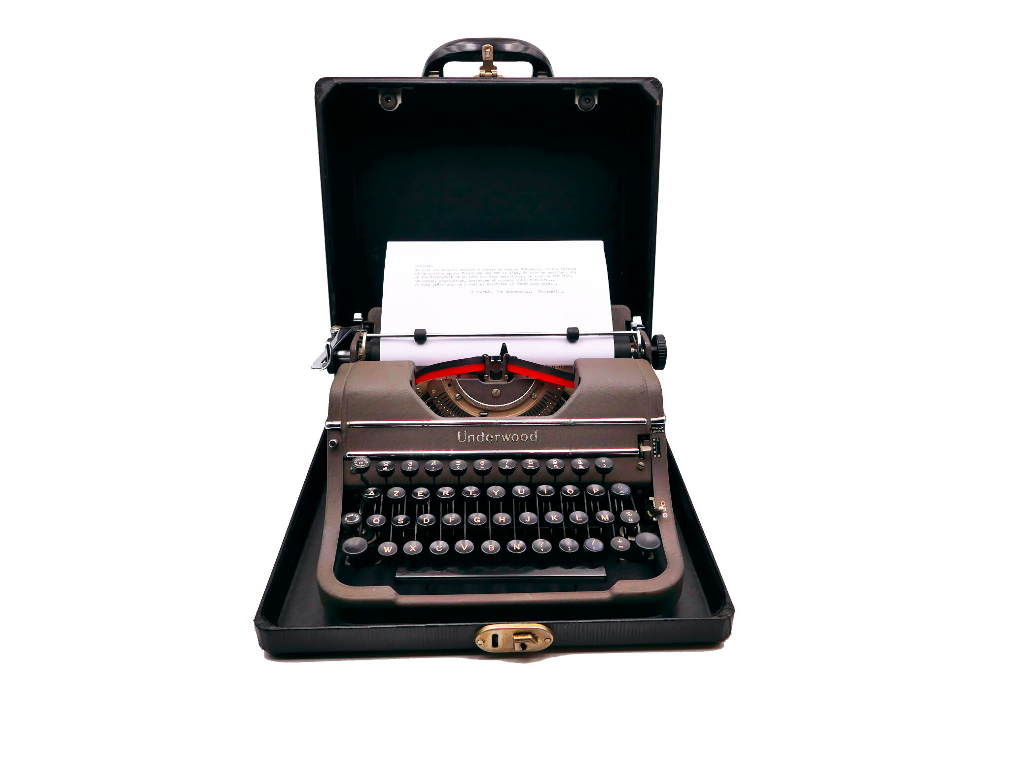 Underwood universal typewriter revised ribbon new black 1949