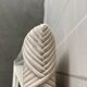 Vintage Rattan, Bamboo Mirror Off-White, 70/80s