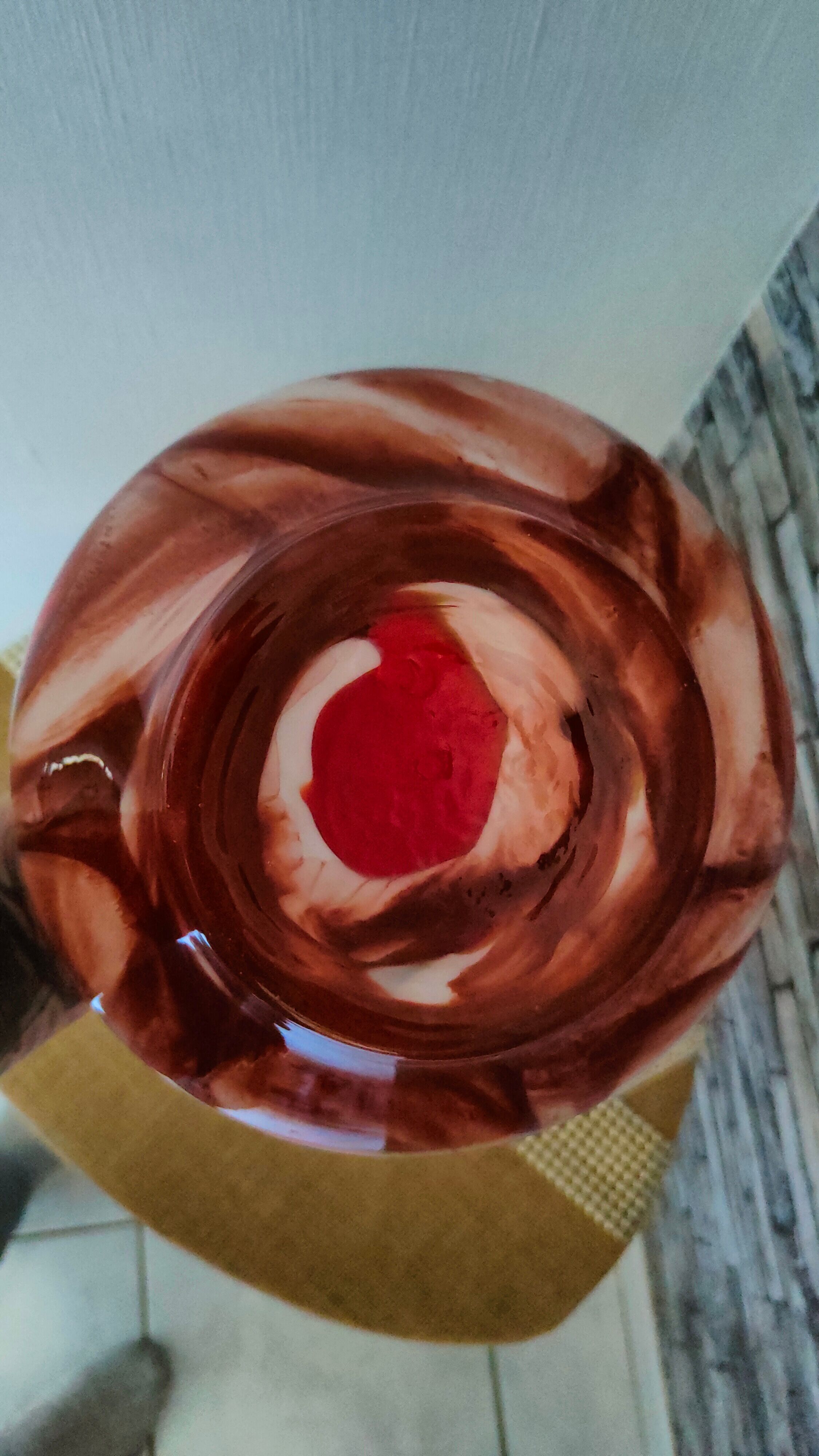 Moretti carle vase made of Florence glass