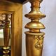 Table console victorienne en bois doré avec miroir et plateau en marbre, Autriche 1880s