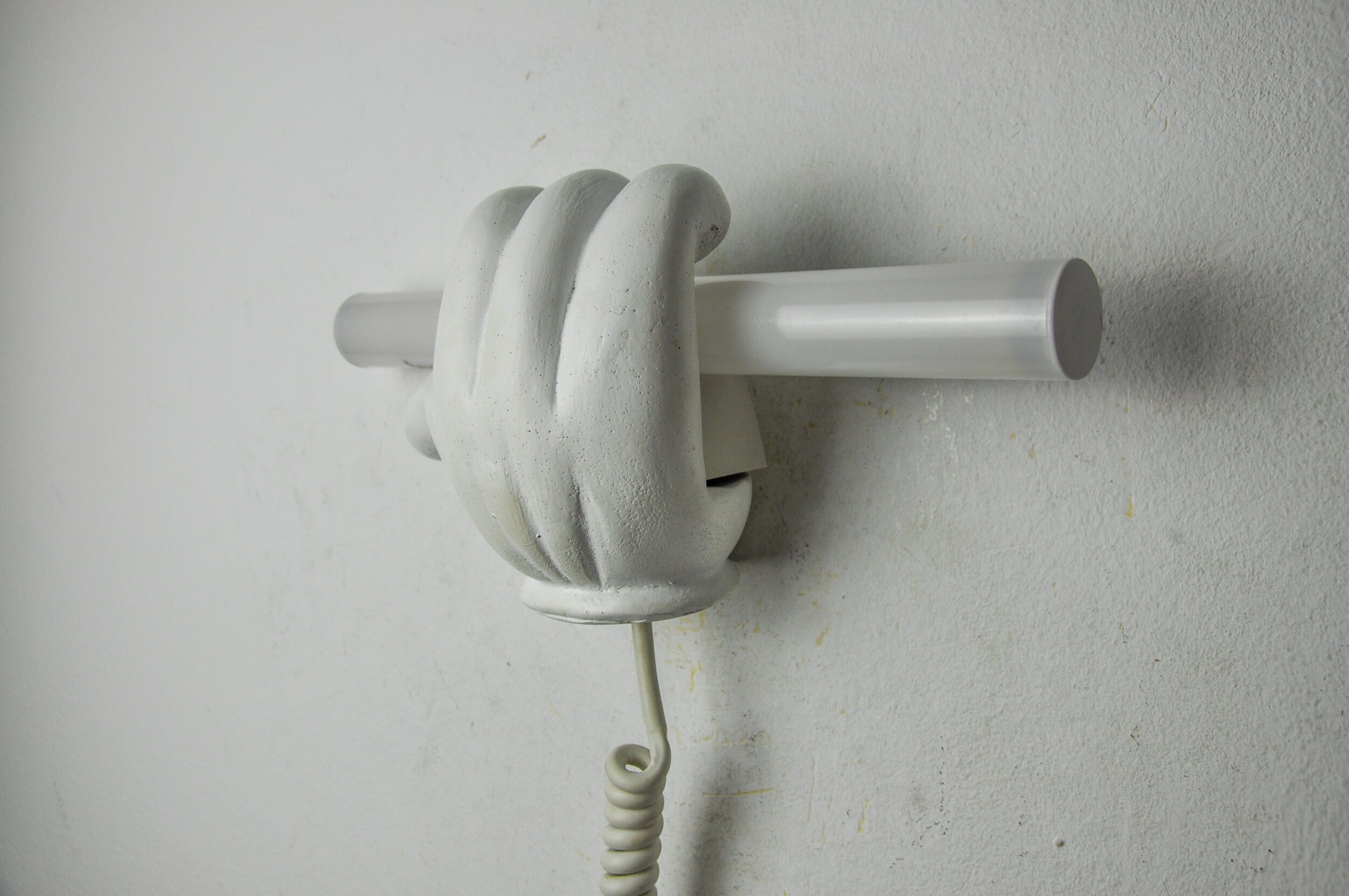 Handheld Mickey Mouse plaster wall lamp, France, 1970