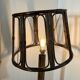 Lampadaire rotin