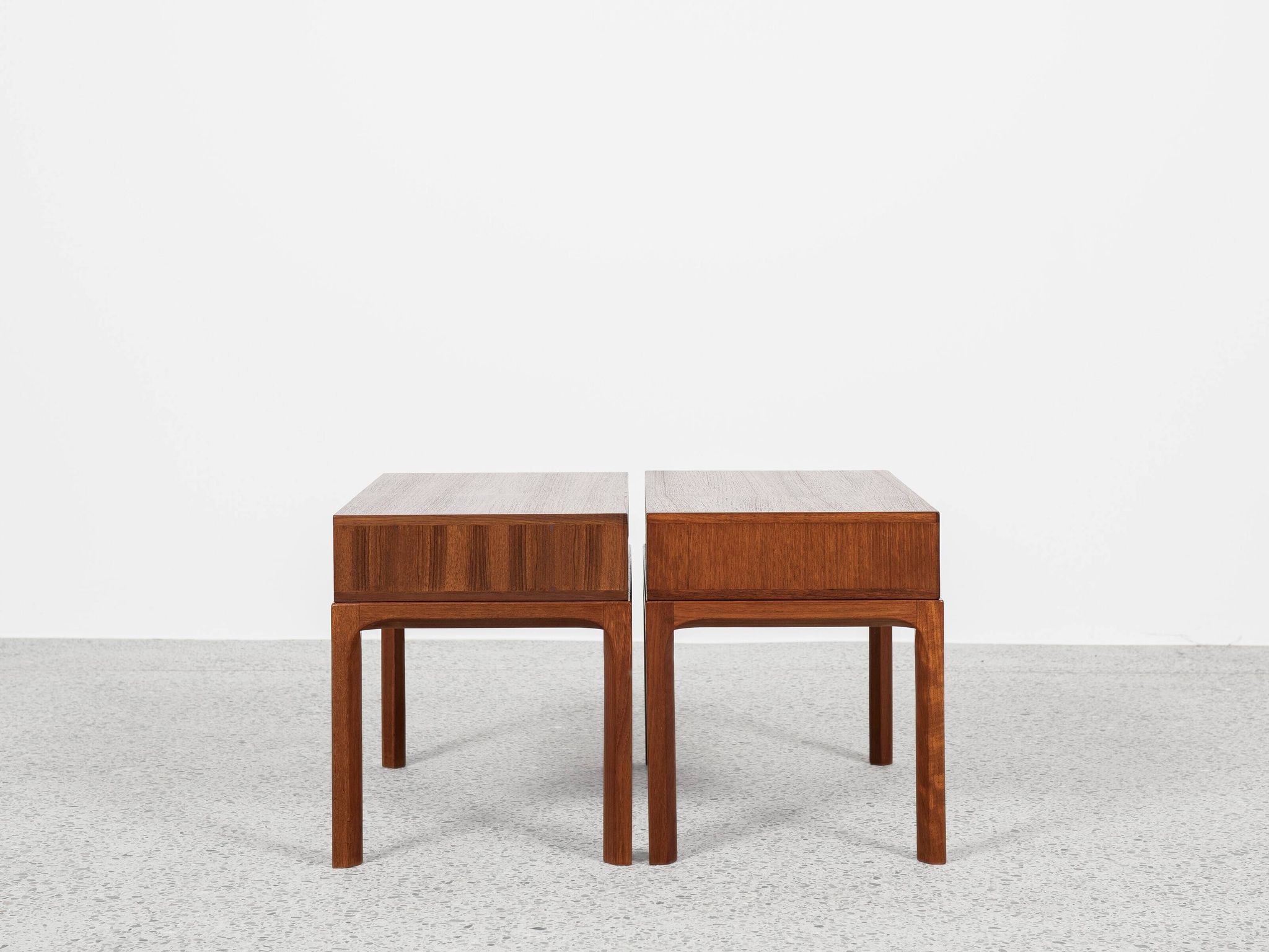 Midcentury pair of night stands by Kai Kristiansen for Aksel Kjersgaard 60s