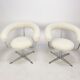 Ensemble de 2 fauteuils ronds, années 1970