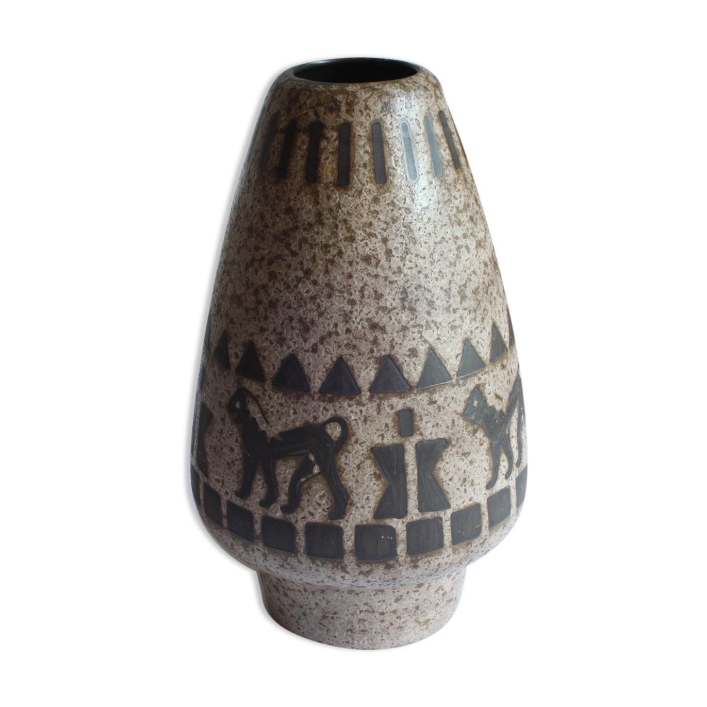 Ceramic animal decor vase "Agina" by Hans Welling for Ceramano, West Germany 1960s.