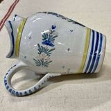 Quimper HR earthenware pitcher from the early 20th century