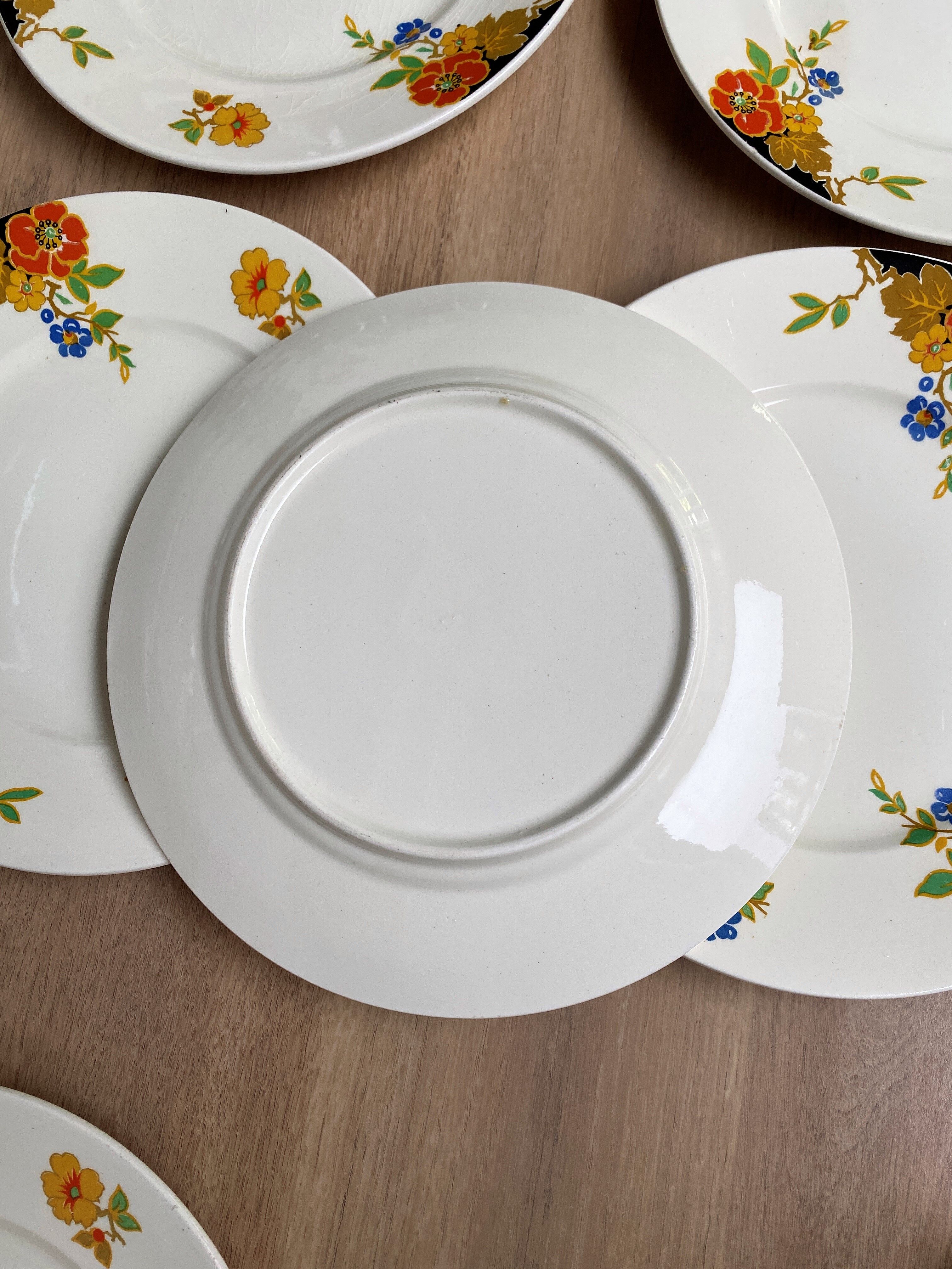 Set de 6 assiettes à dessert