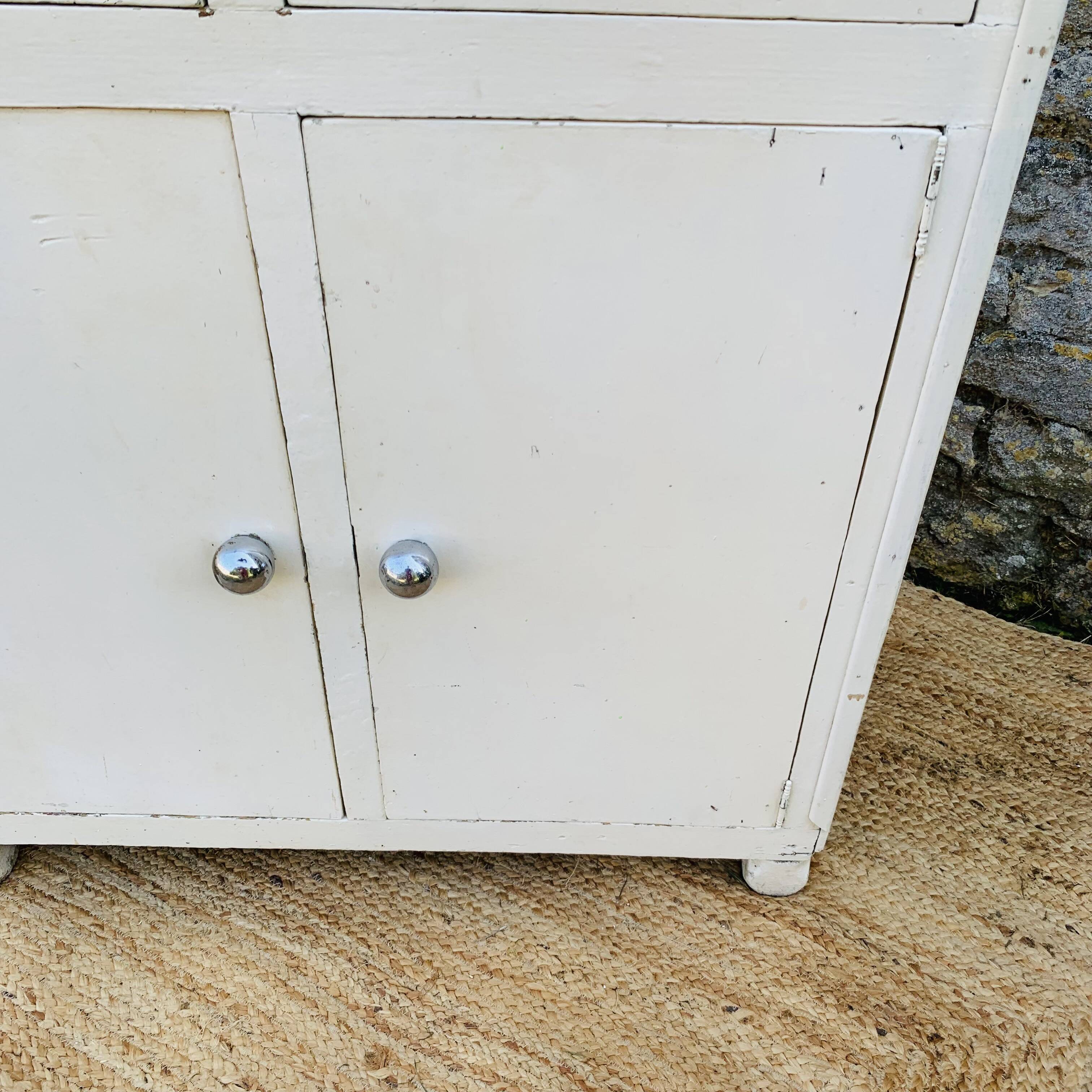 Vintage white sideboard