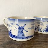 Antique tea or chocolate cups from Badonviller.