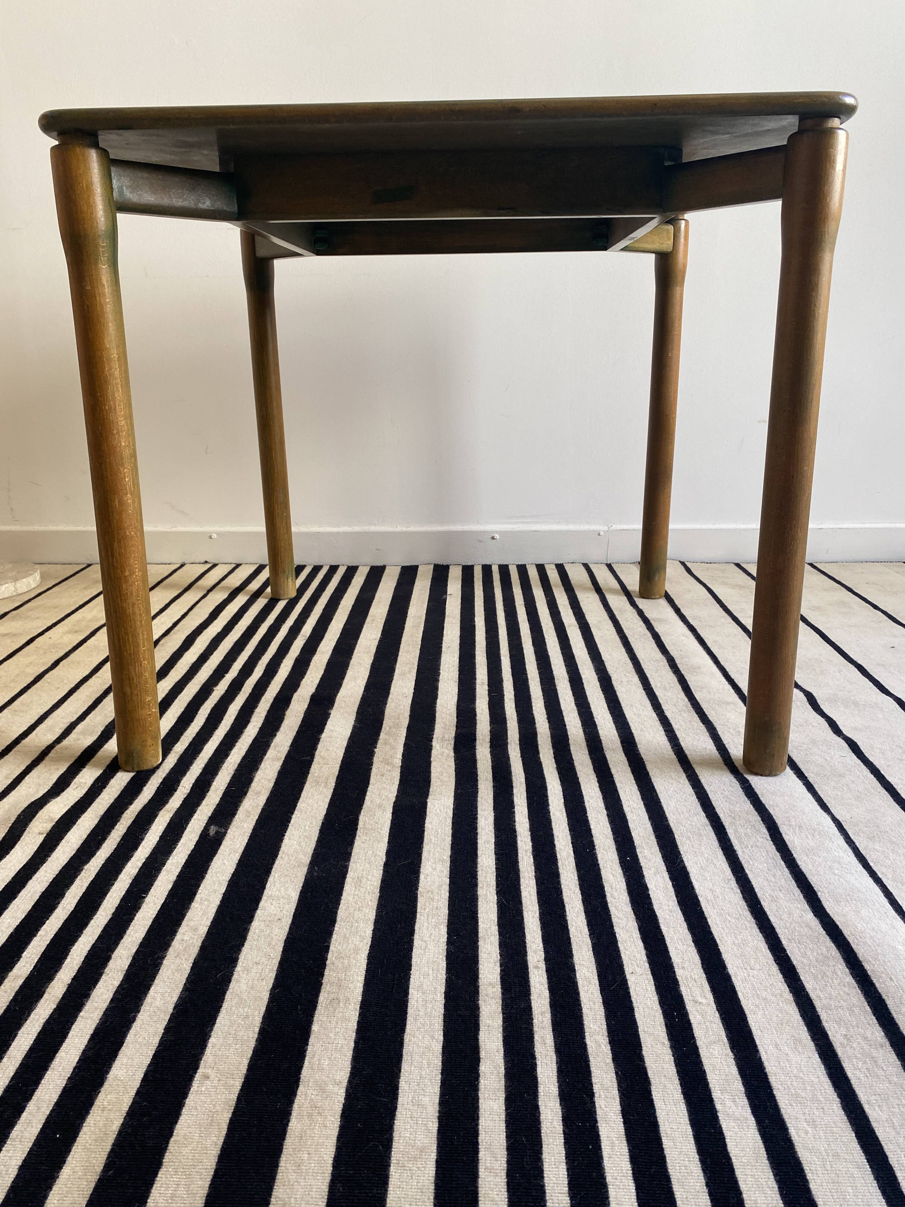 Vico Magistretti for Cassina Carimate table vintage 60s stained wood