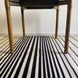Vico Magistretti pour Cassina table Carimate vintage années 60 bois teintée