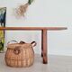 Old wooden farm bench