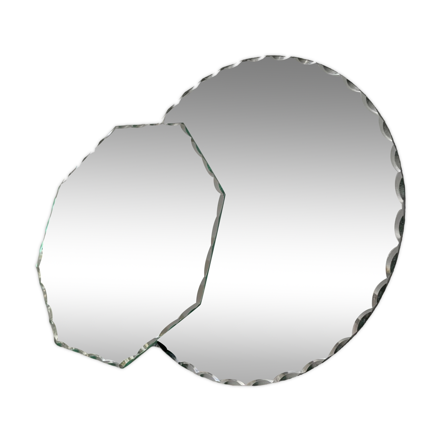 Miroirs biseautés rond et octogonal