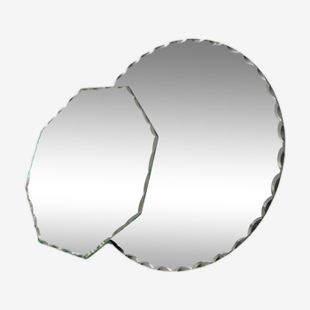 Miroirs biseautés rond et octogonal