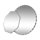 Miroirs biseautés rond et octogonal