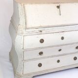 Commode peint en gris gustavien des années 1790