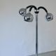 Chrome 3-arm space-age floor lamp | Italy | 1970s