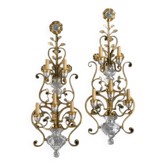 Pair of wall lights attributed to Maison Baguès or Maison Banci – c