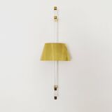 Applique murale en laiton et acrylique