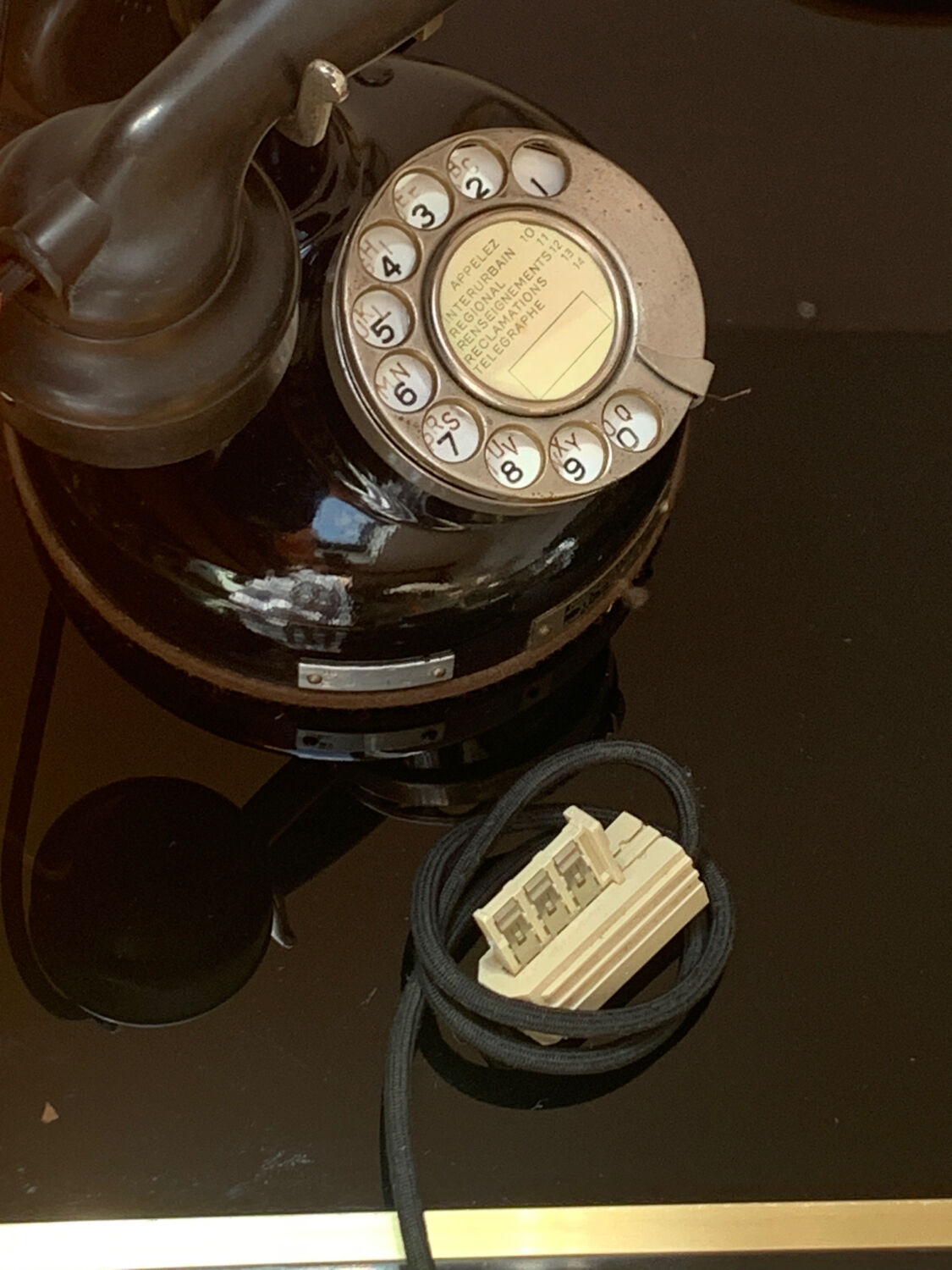 Column telephone, year 1920