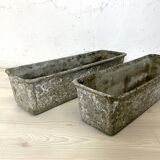 Pair of fibrocement planter