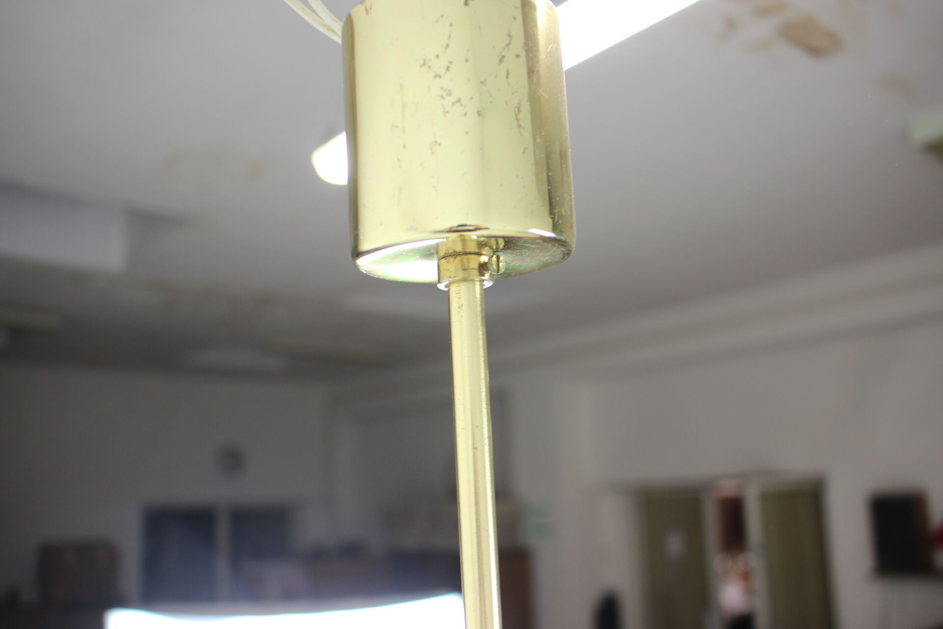 Mid-century glass pendant, 1970's