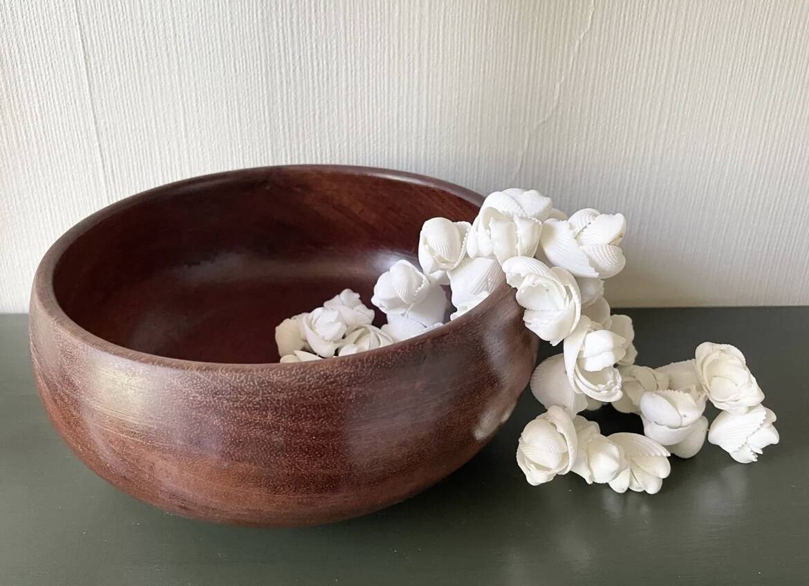 Vintage teak bowl