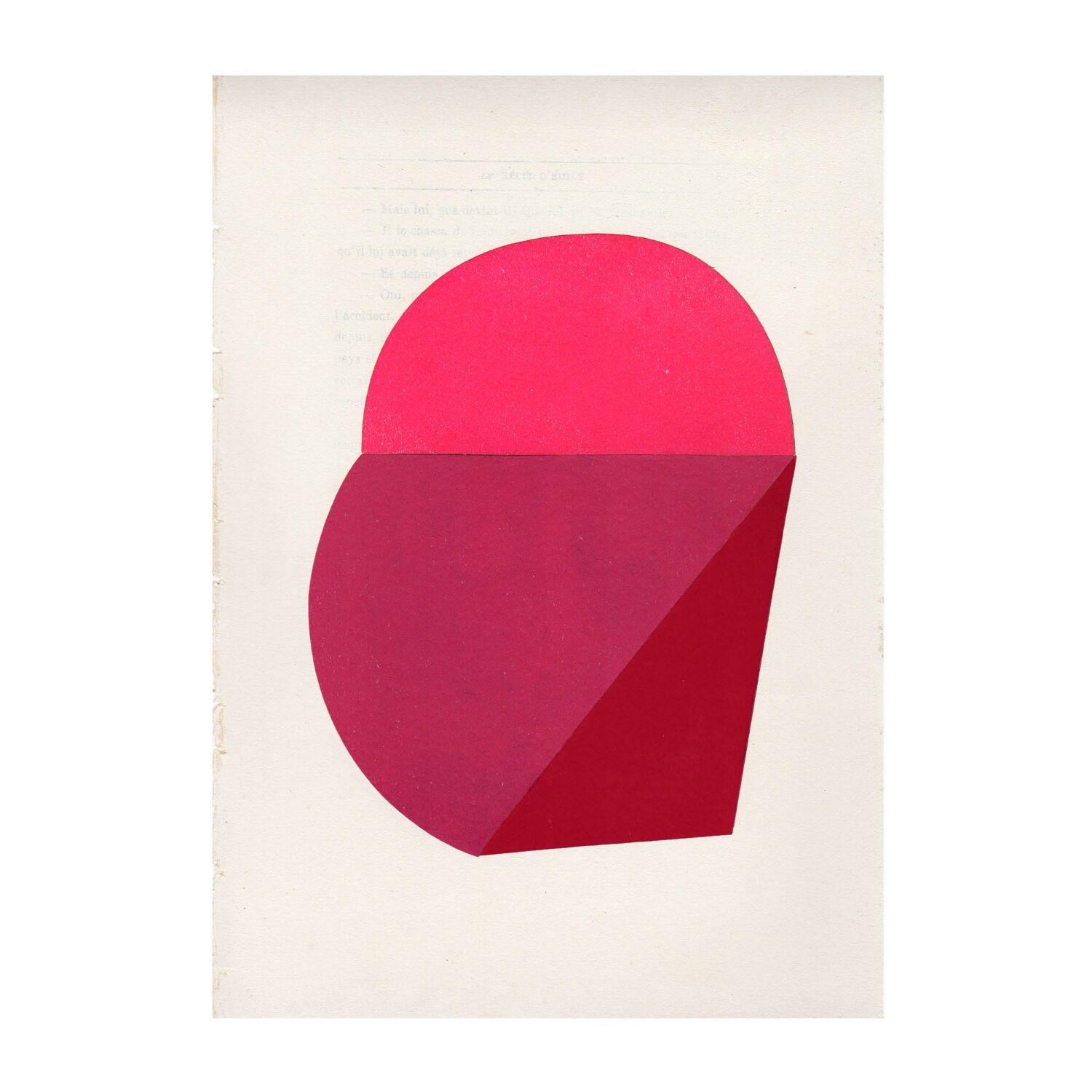 Abstract collage -Jac - signed Eawy