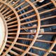 Mirror comet in rattan