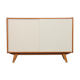 Commode à portes blanches par Jiri Jiroutek, modèle U-452, 1960