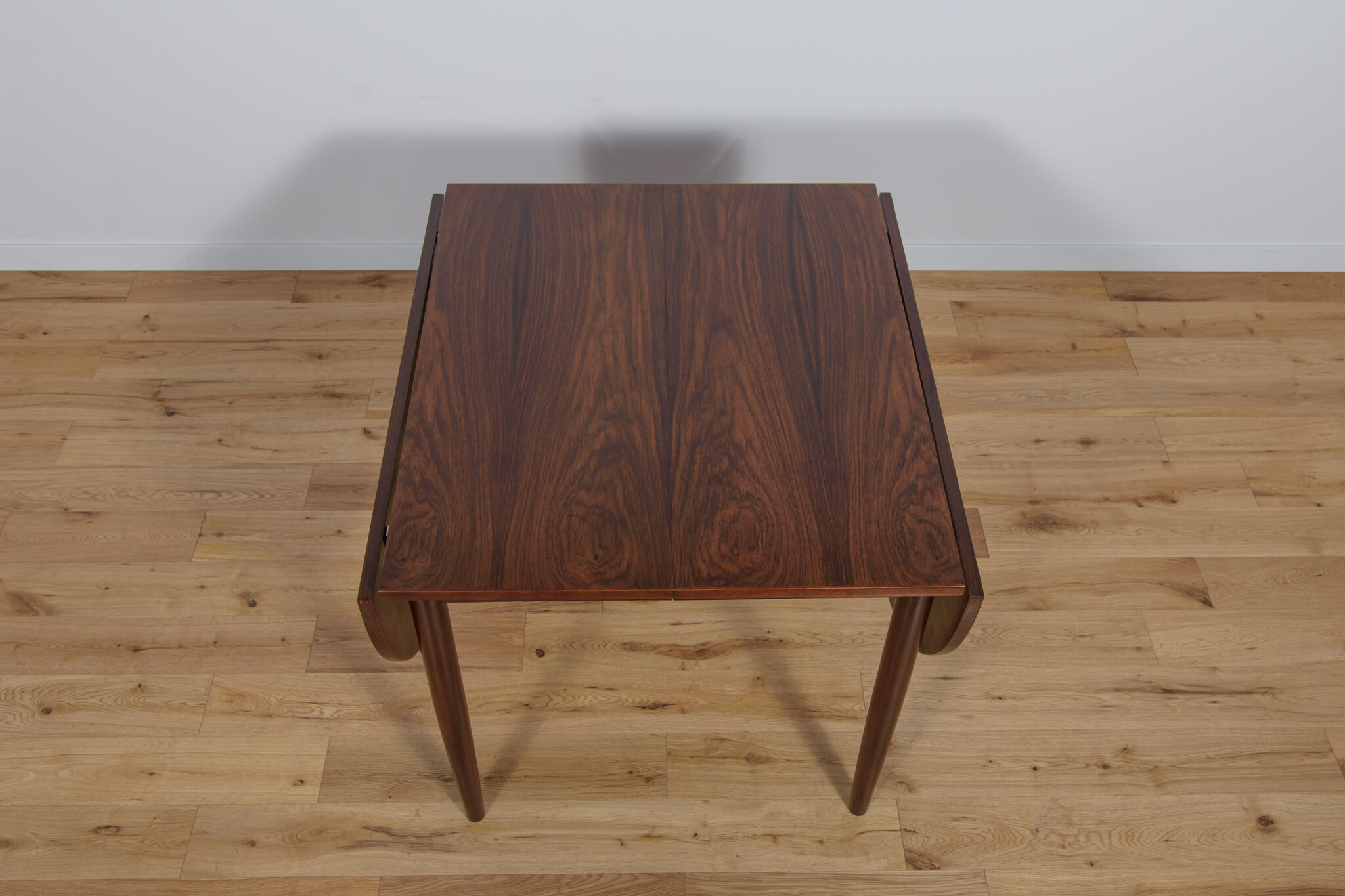 Table à manger danoise extensible en palissandre du milieu du siècle, années 1960
