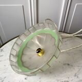 3 green granite glass suspensions 50-60s