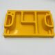 1970s yellow Space Age desk organiser