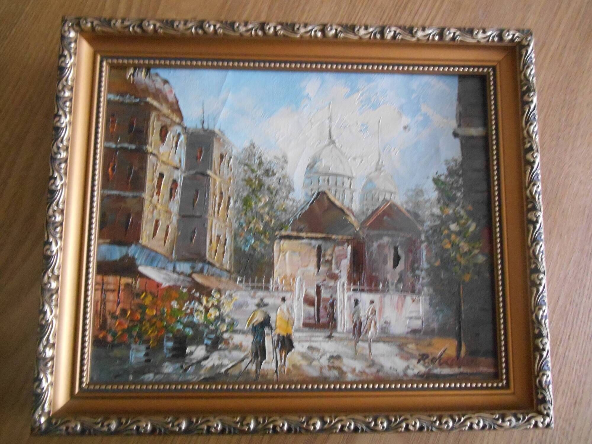 Oil painting canvas
