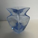 Blue glass toiletries