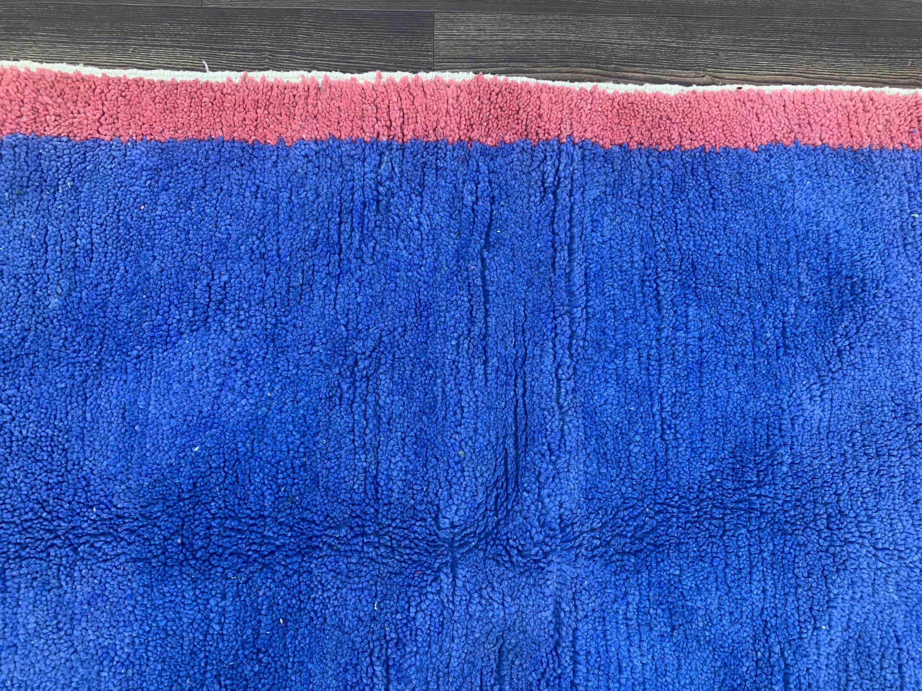 Moroccan rug made of natural wool, handmade, 3x2 m.