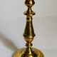 Old solid brass candle holder