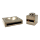 Table top smoking set, ashtray and table lighter, Italy 1970