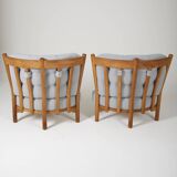 Guillerme & Chambron wooden armchair