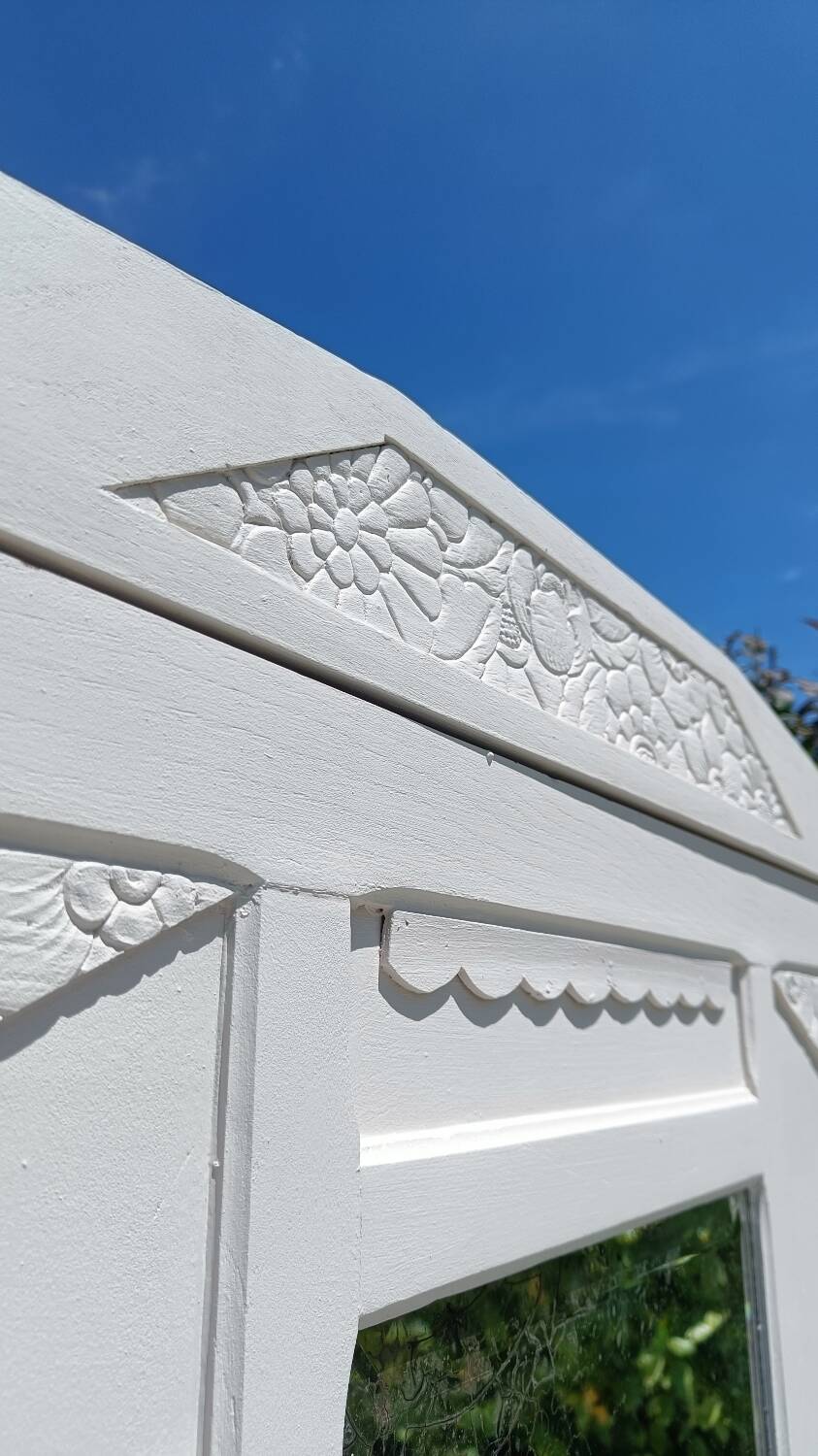 White art deco Parisian wardrobe