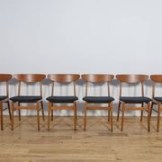 Chaises de salle à manger Mid-Century Modèle 210 de Farstrup Møbler, années 1960, ensemble de 6