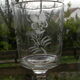 Glass blown glass engraved with acid late nineteenth