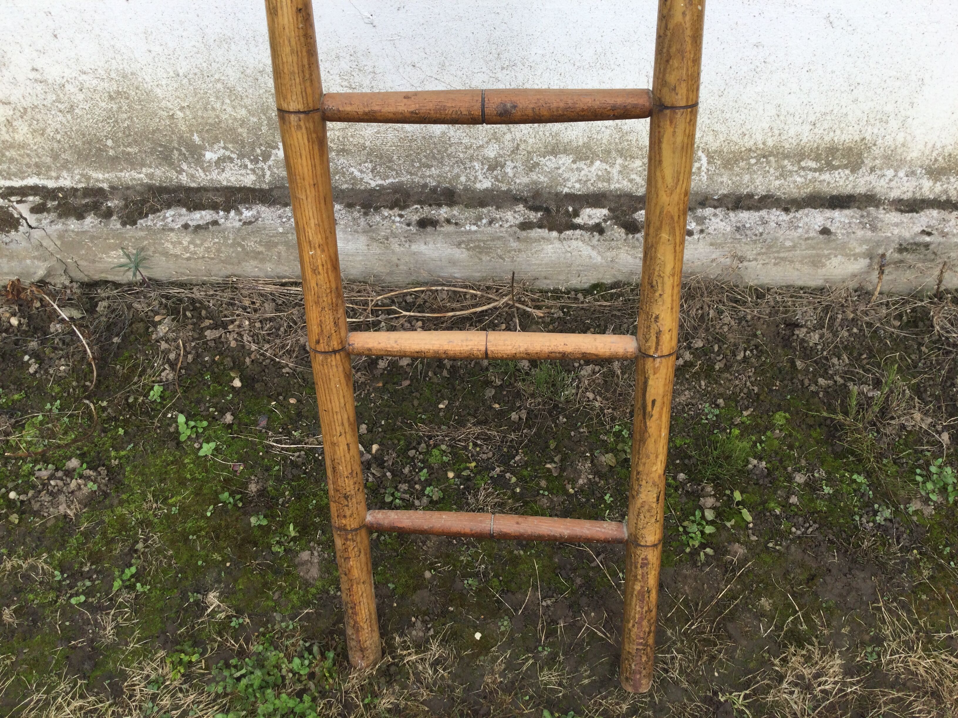 Wooden ladder