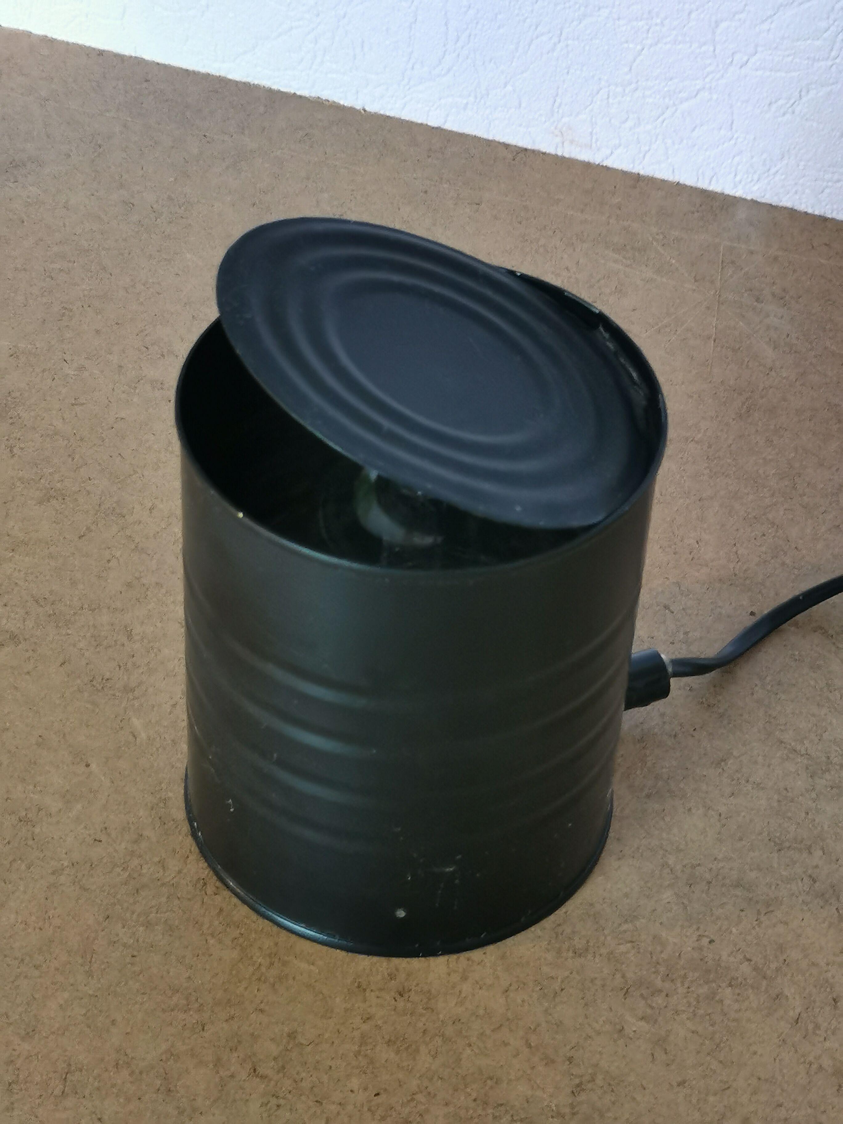 Canned lamp, Vrieland Design, Netherlands, 1970