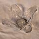 Crystal candlestick from Bayel, flower petal shape A559
