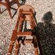 2 vintage bar stools