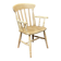 Fauteuil anglais en hêtre des années 1980