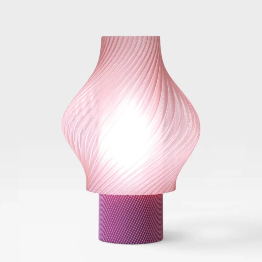 Lampe à poser Sélio rose