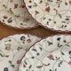 6 plates starter or dessert Oakwood Staffordshire Tableware English porcelain